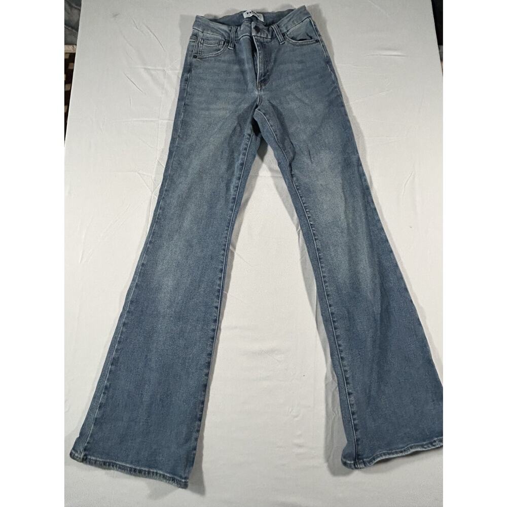 RSQ Jeans Womens 24 High Rise Curvy Flare Blue Denim